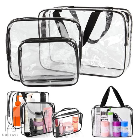 walmart clear cosmetic bags.